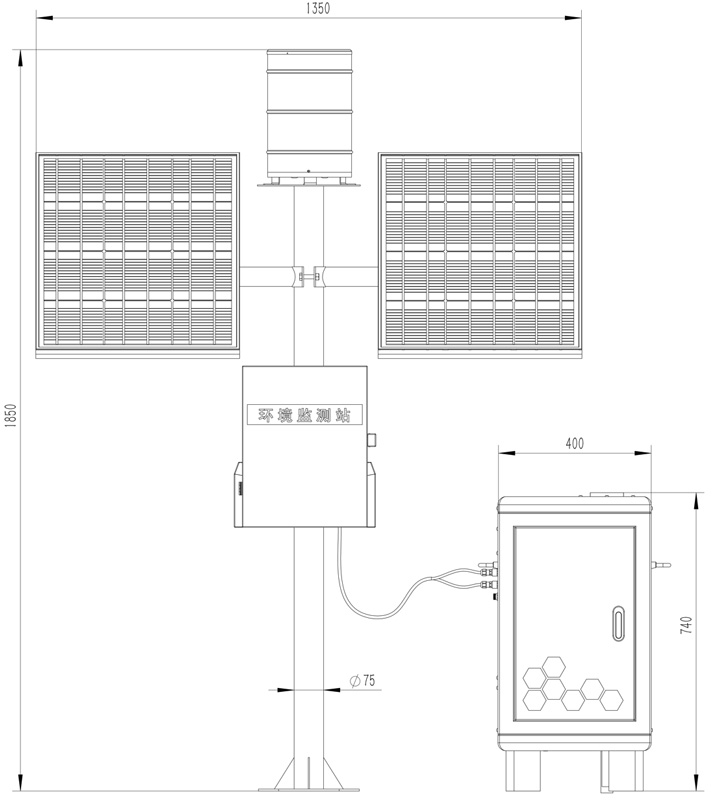 泥沙自动监测仪产品尺寸